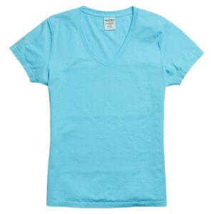 Women's Garment-Dyed V-Neck T-Shirt Thumbnail