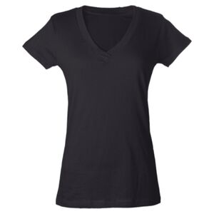 Women's Fine Jersey V-Neck T-Shirt Thumbnail