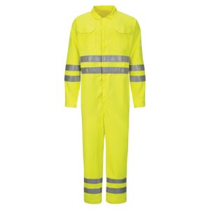 Men's Tall Hi-Vis Deluxe Coverall with Reflective Trim - CoolTouch® 2 - 7 oz. Thumbnail