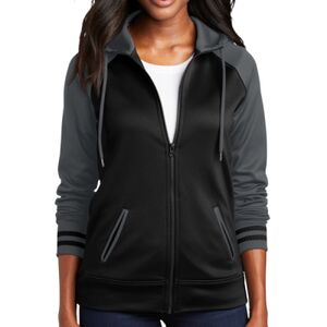 Women's Sport Wick ® Varsity Fleece Full Zip Hooded Jacket Thumbnail