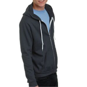 Unisex USA-Made Full-Zip Fleece HoodedSweatshirt Thumbnail