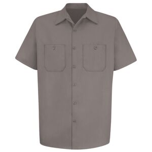 Men's Tall Cotton Short Sleeve Uniform Shirt Thumbnail