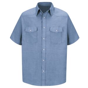 Men's Tall Deluxe Western Style Short Sleeve Shirt Thumbnail