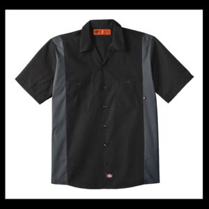 Men's Tall Industrial Colorblocked Short Sleeve Shirt Thumbnail