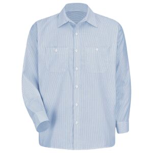 Men's Tall Industrial Stripe Work Shirt Thumbnail