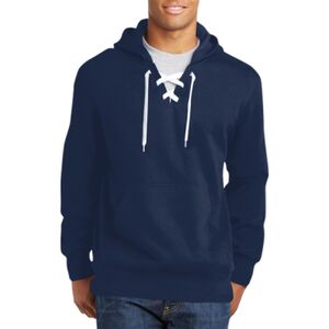 Lace Up Pullover Hooded Sweatshirt Thumbnail