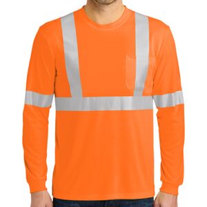 Ansi 107 Class 2 Long Sleeve Safety T Shirt Thumbnail